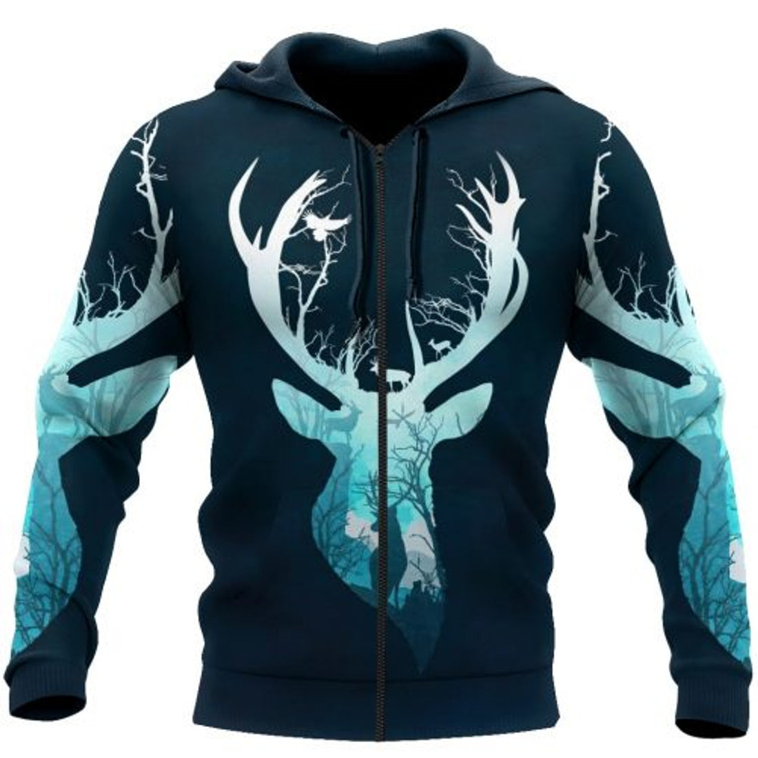 FUNSTUFFPRINT Deer Hunting 3D Hoodie For Men And Women 3D Hoodie and Zip Hoodie