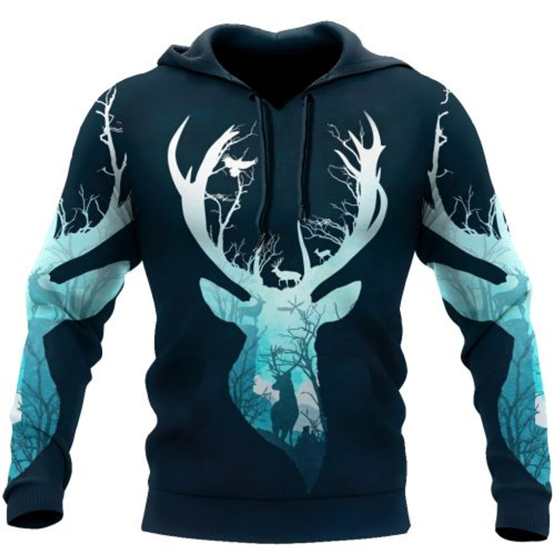 FUNSTUFFPRINT Deer Hunting 3D Hoodie For Men And Women 3D Hoodie and Zip Hoodie
