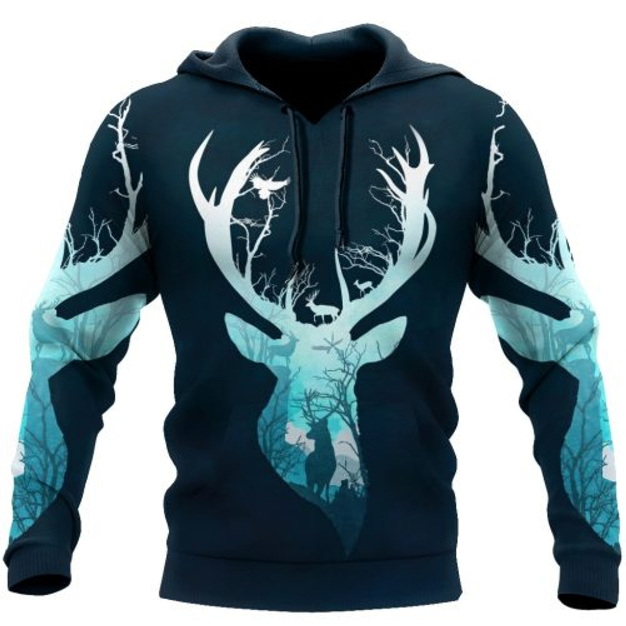 FUNSTUFFPRINT Deer Hunting 3D Hoodie For Men And Women 3D Hoodie and Zip Hoodie