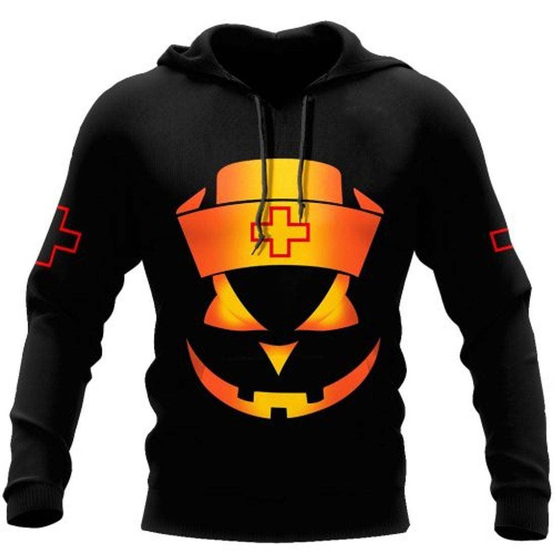 FUNSTUFFPRINT Nurse 3D Hoodie Halloween Gift 3D Hoodie and Zip Hoodie
