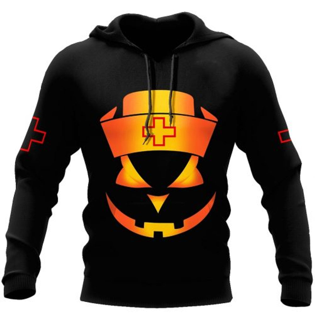 FUNSTUFFPRINT Nurse 3D Hoodie Halloween Gift 3D Hoodie and Zip Hoodie