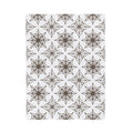 FUNSTUFFPRINT Western Snowflake Velveteen Plush Blanket