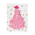 FUNSTUFFPRINT Pink Tree Velveteen Plush Blanket