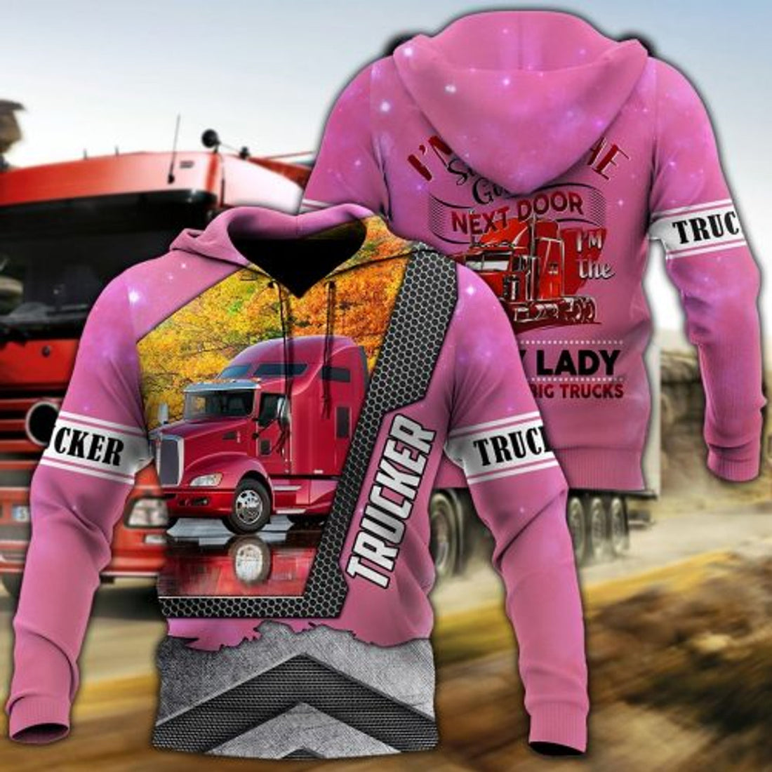FUNSTUFFPRINT Im Not The Sweet Girl Next Door 3D Hoodie and Zip Hoodie
