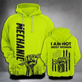 FUNSTUFFPRINT Mechanic 3D Hoodie For Women I Am Not Most Women 3D Hoodie and Zip Hoodie