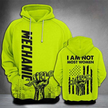 FUNSTUFFPRINT Mechanic 3D Hoodie For Women I Am Not Most Women 3D Hoodie and Zip Hoodie