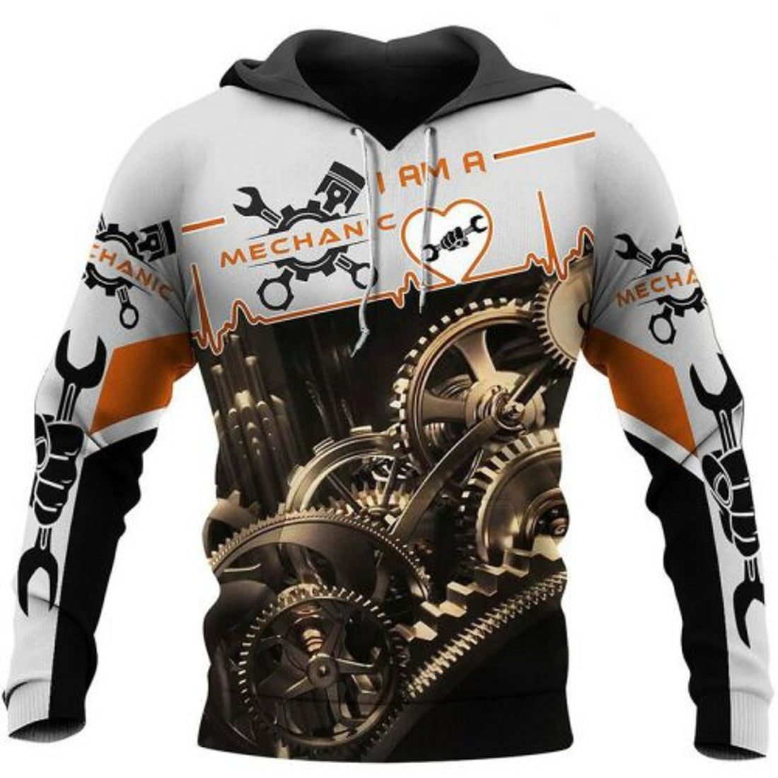 FUNSTUFFPRINT Mechanic 3D Hoodie I Am A Mechanic 3D Hoodie and Zip Hoodie