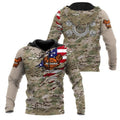 FUNSTUFFPRINT Mechanic 3D Hoodie American Flag 3D Hoodie and Zip Hoodie