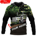 FUNSTUFFPRINT Personalized Trucker 3D Hoodie For Men 3D Hoodie and Zip Hoodie