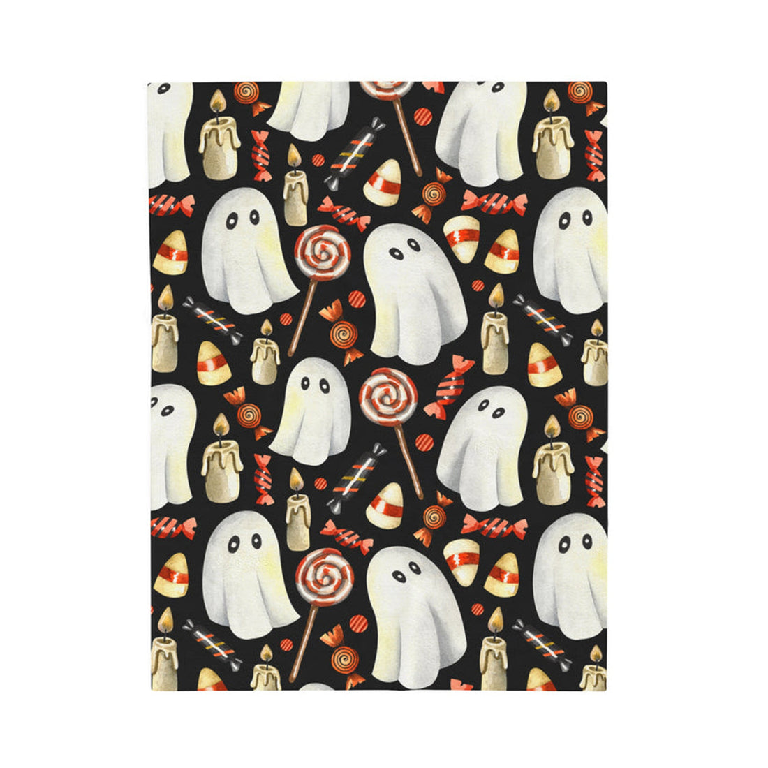 FUNSTUFFPRINT Boo Blankie Velveteen Plush Blanket
