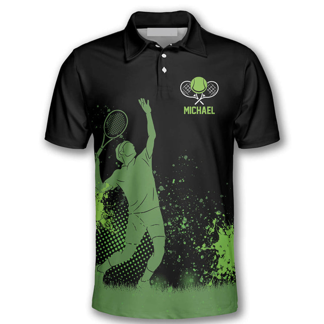 Custom Tennis I'm Not Retired Playing Tennis Is Hard Work Customized Name All Over Printed 3D Polo Shirt