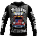 FUNSTUFFPRINT Personalized Trucker 3D Hoodie Truckers Drive America 3D Hoodie and Zip Hoodie