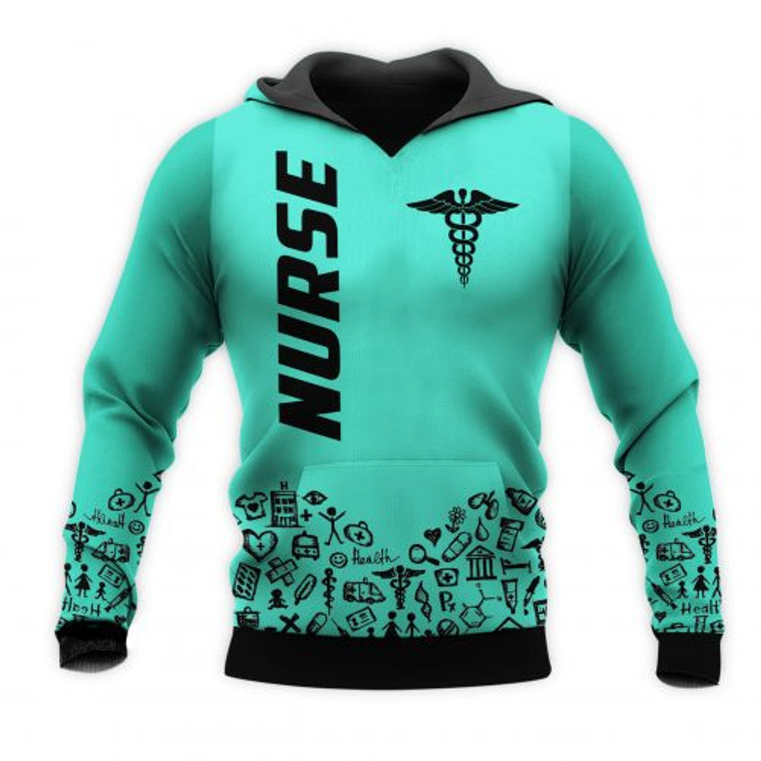 FUNSTUFFPRINT Nurse 3D Hoodie For Men And Women 3D Hoodie and Zip Hoodie
