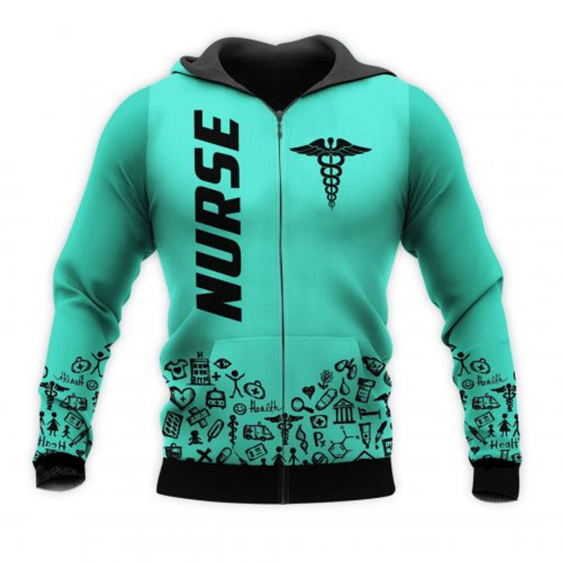 FUNSTUFFPRINT Nurse 3D Hoodie For Men And Women 3D Hoodie and Zip Hoodie
