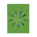 FUNSTUFFPRINT Peacock Velveteen Plush Blanket
