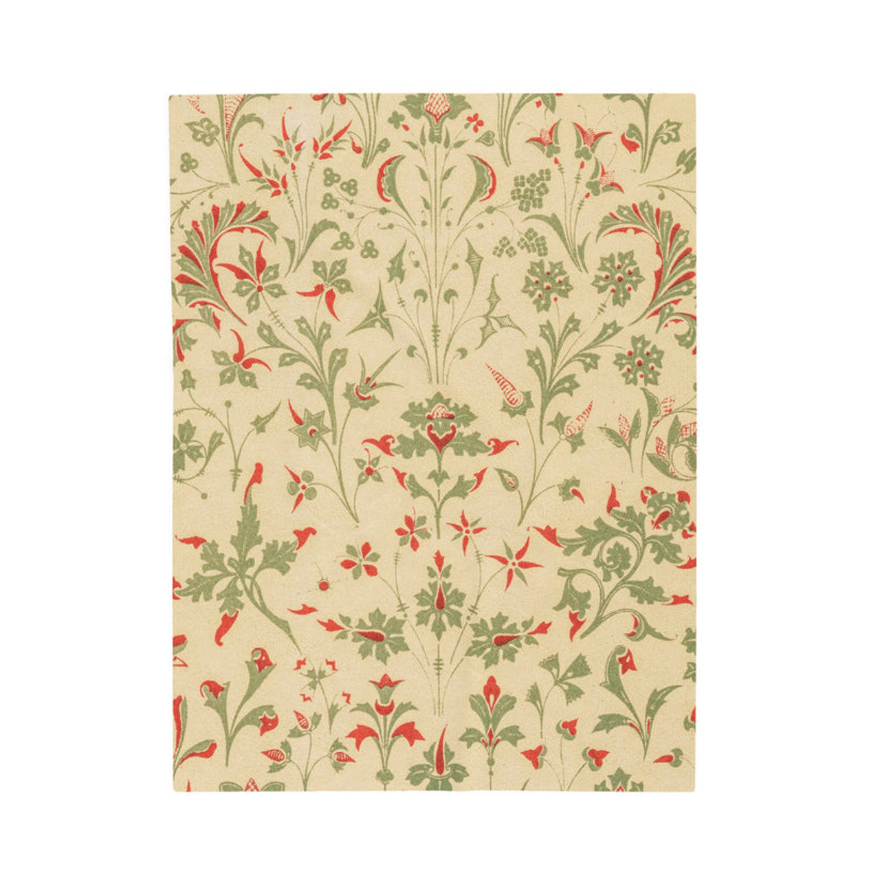 FUNSTUFFPRINT Vintage Christmas Velveteen Plush Blanket