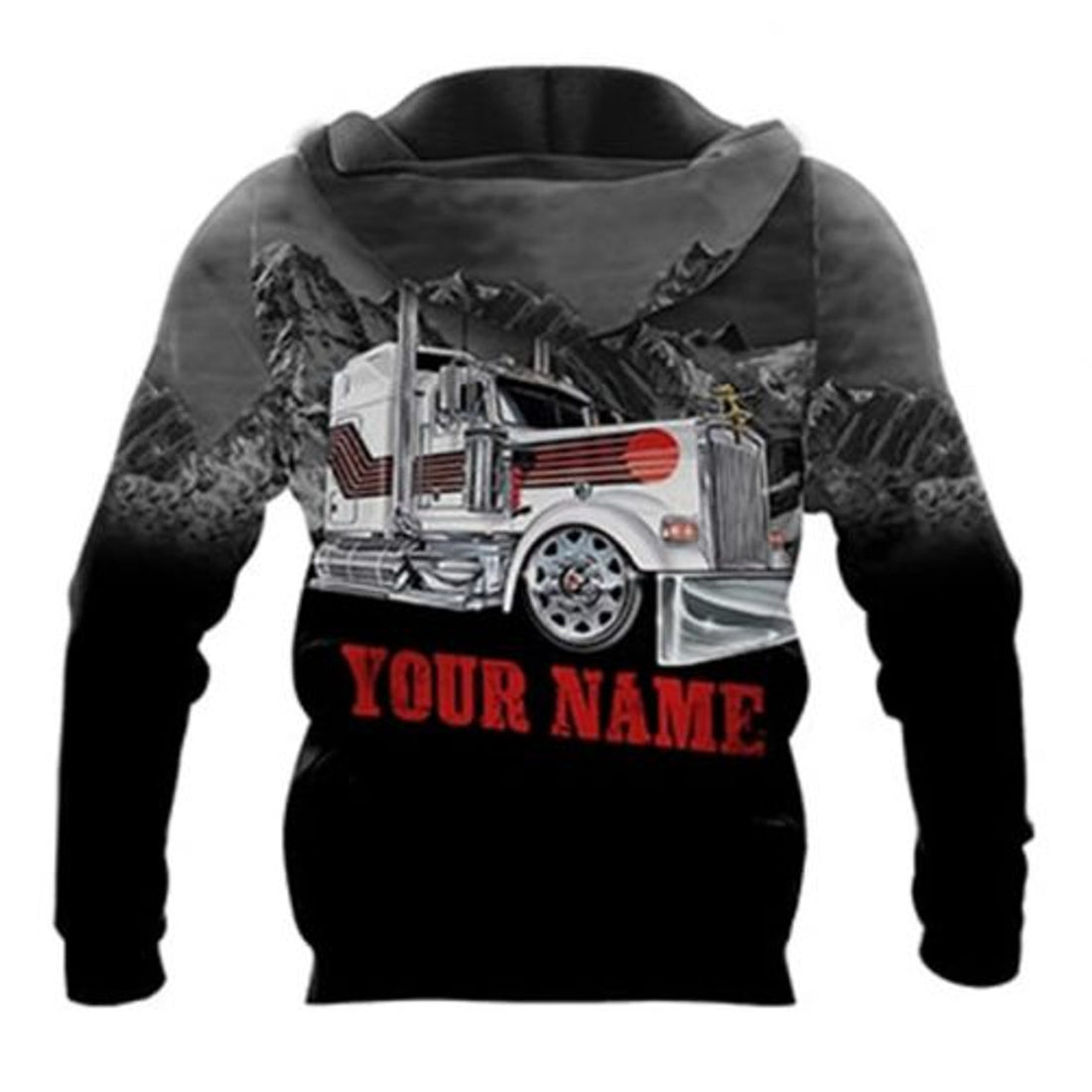 FUNSTUFFPRINT Personalized Trucker 3D Hoodie Trucker More Over Boys Let This Old Man Show You How To Be A Trucker 3D Hoodie and Zip Hoodie