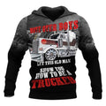 FUNSTUFFPRINT Personalized Trucker 3D Hoodie Trucker More Over Boys Let This Old Man Show You How To Be A Trucker 3D Hoodie and Zip Hoodie