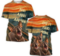 FUNSTUFFPRINT Empty Food Bowl Dog 3D Shirt 3D T-shirt
