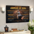 Put On The Full Armor Of God Canvas Wall Art - Christian Canvas Prints - Faith Canvas - Bible Verse Canvas 