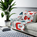 FUNSTUFFPRINT Christmas Novelty Velveteen Plush Blanket-Cozy Blanket-Comfy Blanket-Holiday