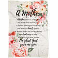 FUNSTUFFPRINT A Mother I Am Glad God Gave Me You Mother's Day Gifts Fleece Blanket - Christian Blanket - Bible Verse Blanket