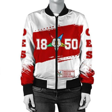 FUNSTUFFPRINT Africa Zone Jacket - Order Of The Eastern Star White Indiana University Bomber Jacket 3D Bomber Jacket