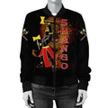 FUNSTUFFPRINT Africa Zone Jacket - Orisha Shango Lion Fire Bomber Jacket 3D Bomber Jacket