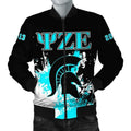 FUNSTUFFPRINT Africa Zone Jacket - Psi Zeta Epsilon Bomber Jacket - Spaint Style 3D Bomber Jacket