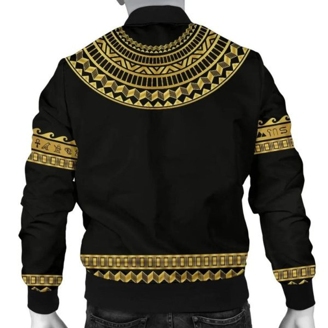 FUNSTUFFPRINT African Men's Bomber Jacket - Africa Horus Egypt - 3D Bomber Jacket