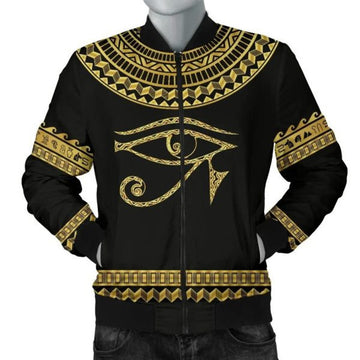 FUNSTUFFPRINT African Men's Bomber Jacket - Africa Horus Egypt - 3D Bomber Jacket