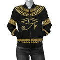 FUNSTUFFPRINT African Women's Bomber Jacket - Africa Horus Egypt - 3D Bomber Jacket