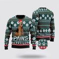 FUNSTUFFPRINT Airedale Terrier Santa Printed Ugly Christmas Sweater For Men And Women, Gift For Christmas, Best Winter Christmas Outfit Ugly  Sweater