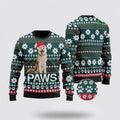 FUNSTUFFPRINT Akita Santa Printed Christmas Ugly Sweater - Pet Lover Christmas Sweater Ugly Sweater