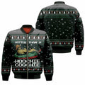 FUNSTUFFPRINT Alan Jackson Chattahoochee Hotter Than Hoochie Coochie Christmas 3D Bomber Jacket