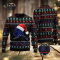 FUNSTUFFPRINT Alaska Christmas Ugly Christmas Sweater, Christmas Sweater, Ugly Sweater, Funny Xmas Sweaters Ugly Sweater