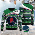 FUNSTUFFPRINT Alaska Lover Ugly Christmas Sweater, Christmas Sweater, Ugly Sweater, Funny Xmas Sweaters Ugly Sweater