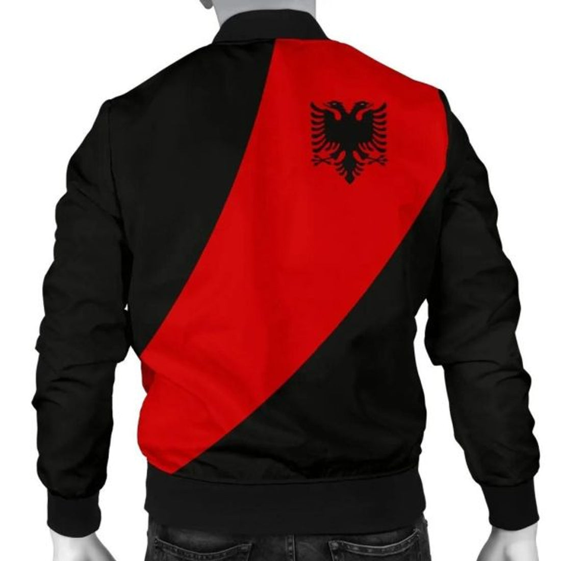FUNSTUFFPRINT Albania Men's Bomber Jacketpecial Flag 3D Bomber Jacket