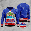 FUNSTUFFPRINT Alien Let It Snow Ugly Christmas Sweater, Christmas Sweater, Ugly Sweater, Funny Xmas Sweaters Ugly Sweater