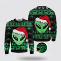FUNSTUFFPRINT Aliens Ugly Christmas Sweater Unisex Knit Wool Ugly Sweater - Christmas Gifts For Frends Ugly Sweater