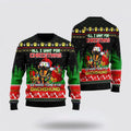 FUNSTUFFPRINT All I Want For Christmas Is Dachshund Ugly Christmas Sweater For Men And Women, Gift For Christmas, Best Winter Christmas Outfit Ugly  Sweater