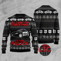 FUNSTUFFPRINT All I Want For Christmas Is More Police Ugly Christmas Sweater, Christmas Sweater, Ugly Sweater, Funny Xmas Sweaters Ugly Sweater