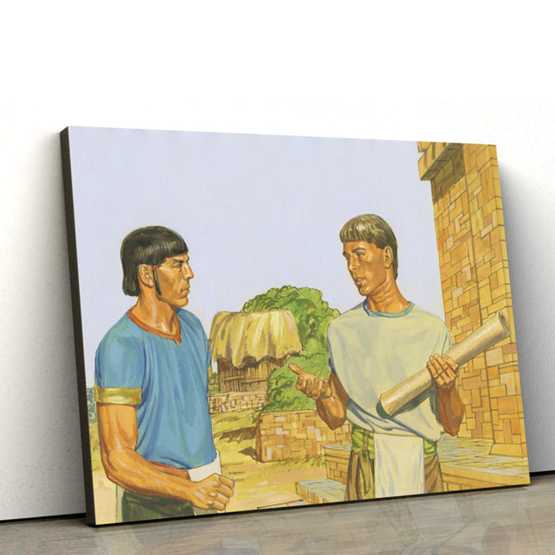 Alma Testifying To Korihor That There Is A God Canvas Pictures - Christian Paintings For Home - Religious Canvas Wall Decor