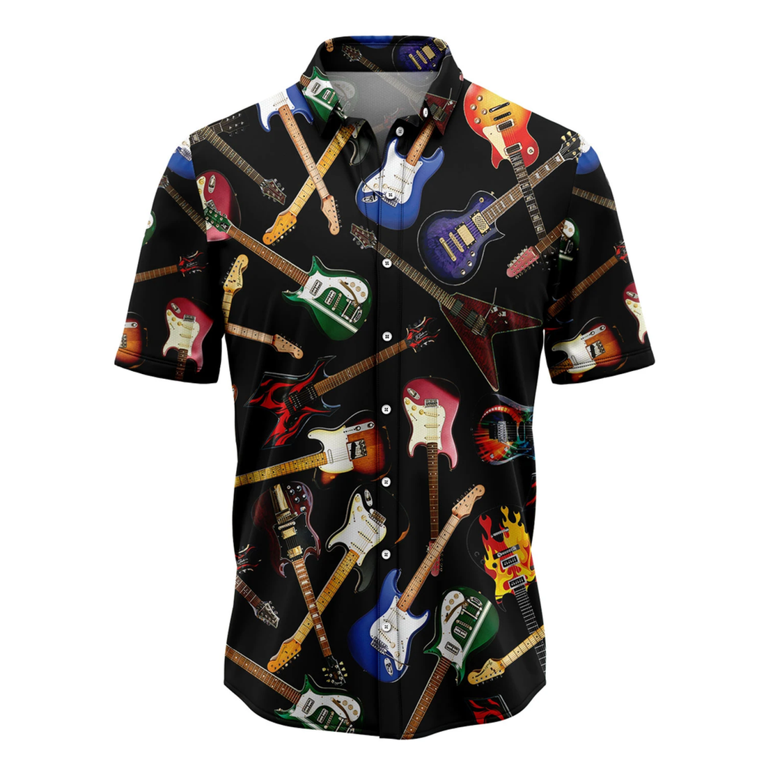 Amazing Electric Guitar Hawaiian Shirt, Summer gift, Hawaiian Shirts for Men, Aloha Beach Shirt