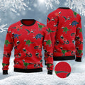 FUNSTUFFPRINT Amazing Dinosaur Christmas Ugly Christmas Sweater, Christmas Sweater, Ugly Sweater, Funny Xmas Sweaters Ugly Sweater