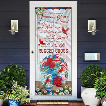 Amazing Grace Door Cover, Christian Door Decor, Door Christian Church, Christian Door Plaques