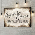 Amazing Grace Wall Art Amazing Grace How Sweet The Sound Canvas Print - Religious Wall Decor