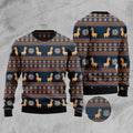 FUNSTUFFPRINT Amazing Llama Ugly Christmas Sweater, Christmas Sweater, Ugly Sweater, Funny Xmas Sweaters Ugly Sweater
