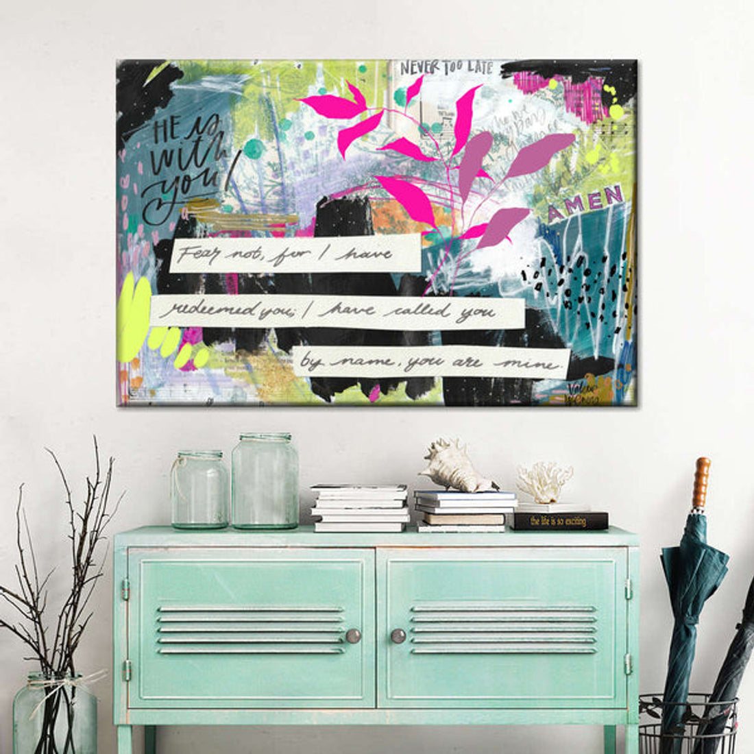 Amen Canvas Wall Art - Christian Canvas Wall Art - Religious Wall Art Canvas