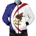 FUNSTUFFPRINT American Samoa Men's Bomber Jacket - Circle Style 01 3D Bomber Jacket